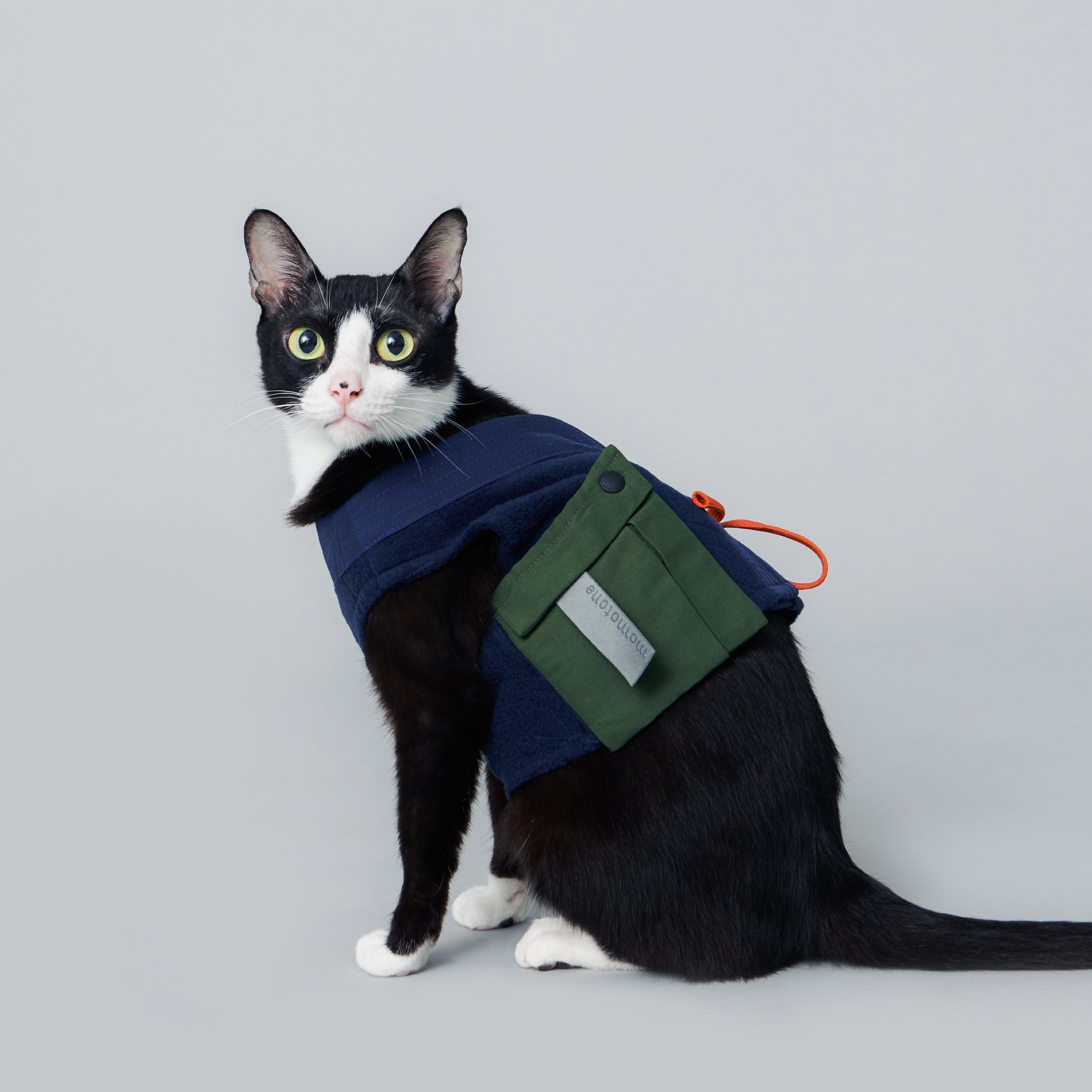 seed / kimono jacket navy