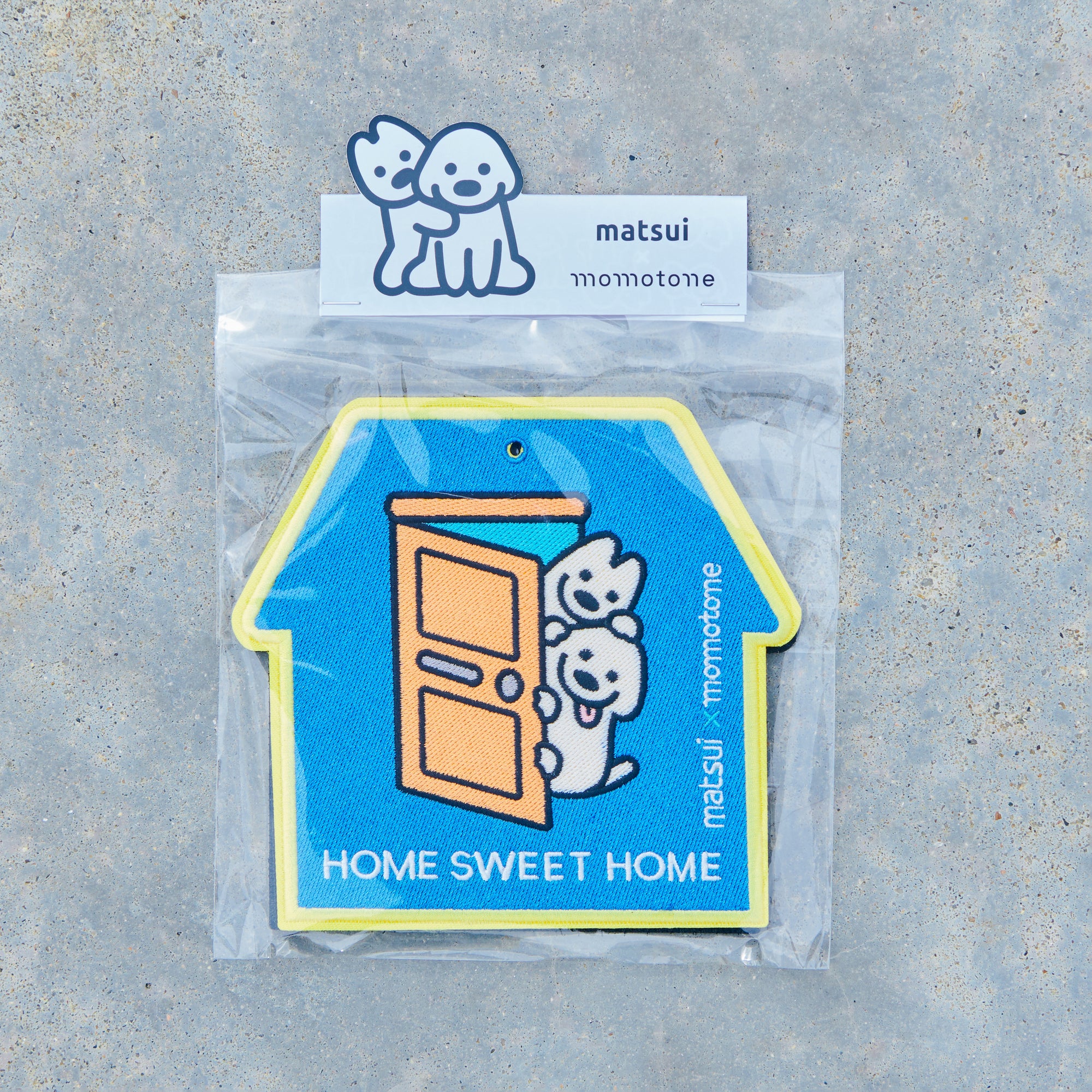 matsui x momotone / home sweet home caution badge