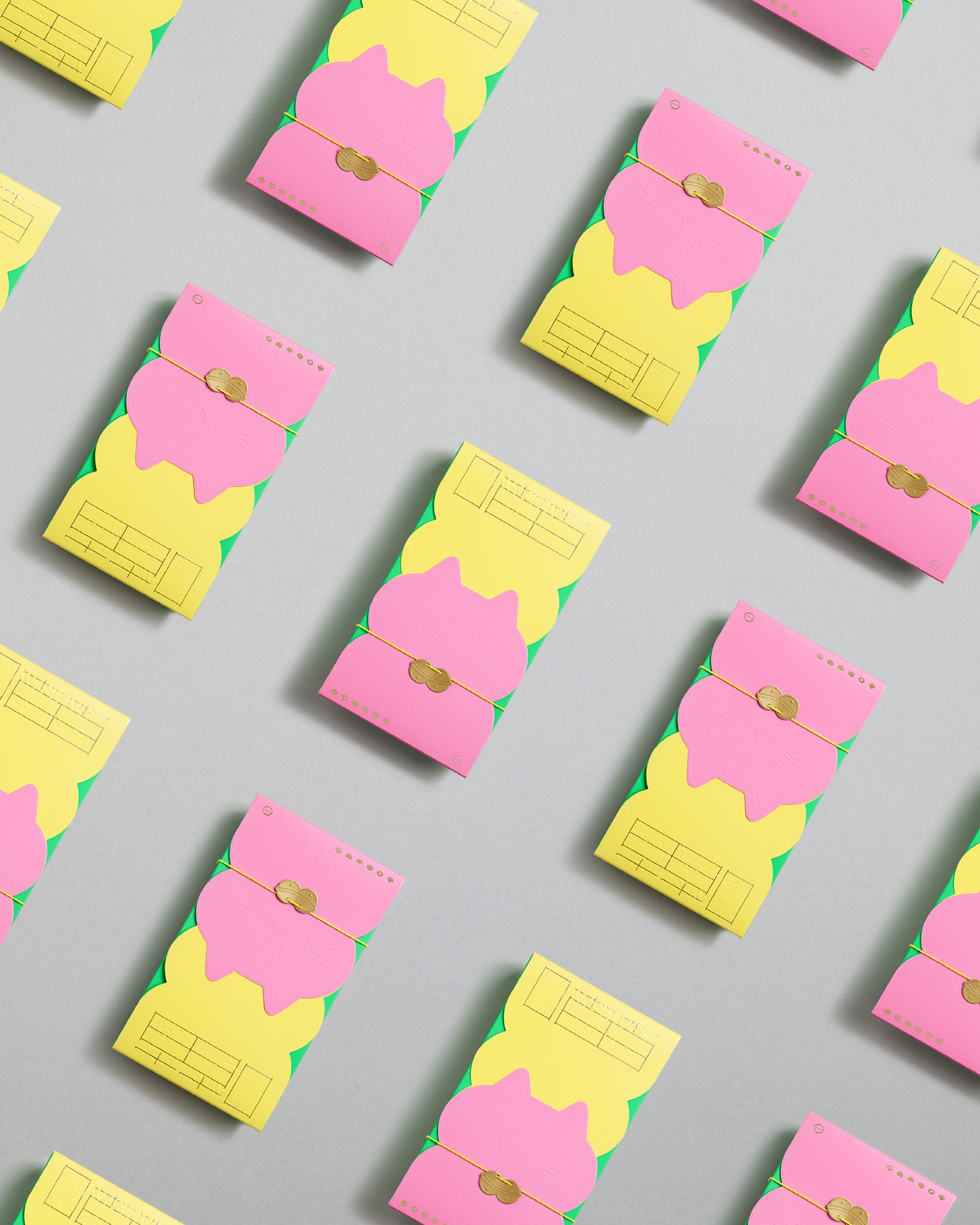 pawsitive blessing / red packet box set (24pcs) - cool-tone outer box