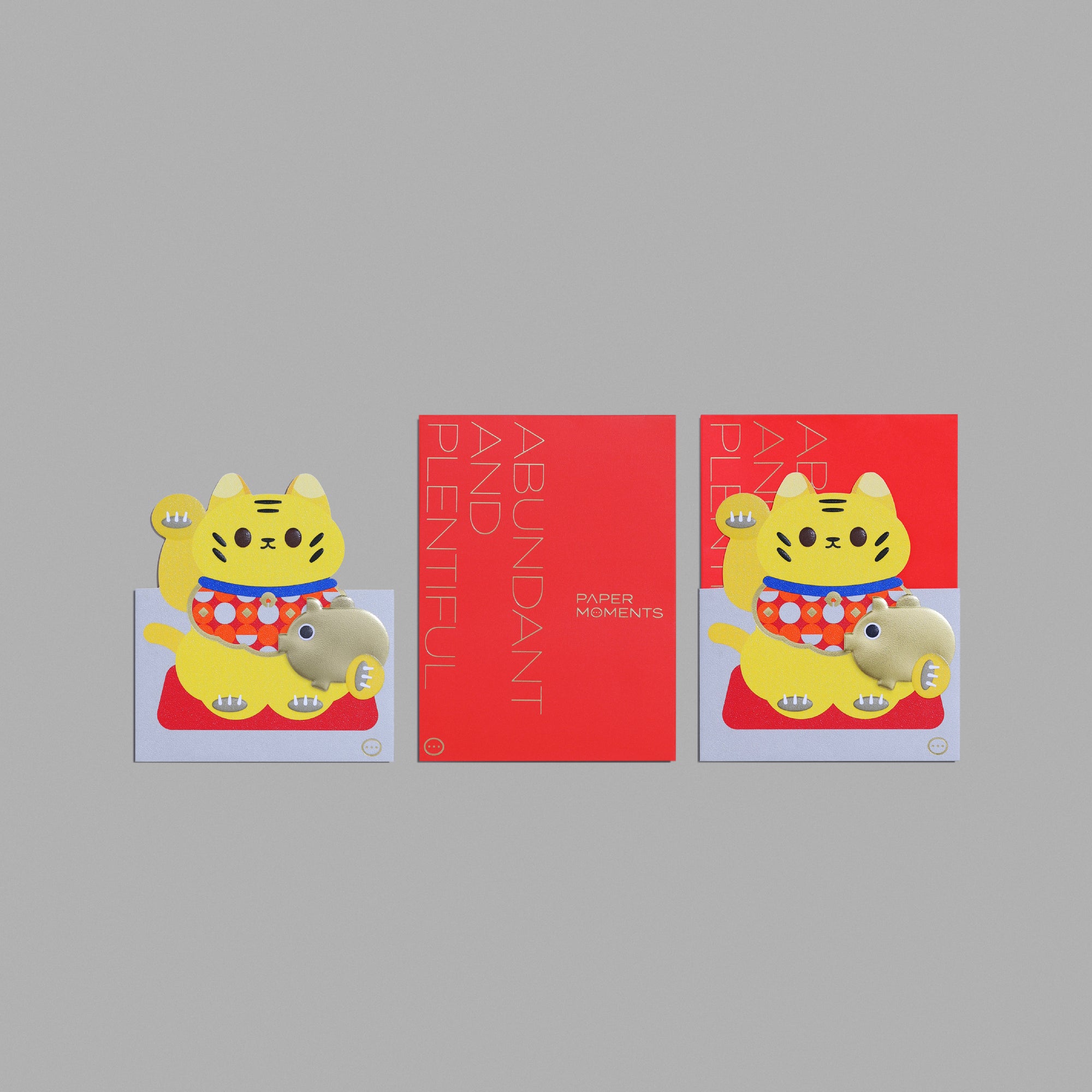 fortune kitty / red packet box set - red